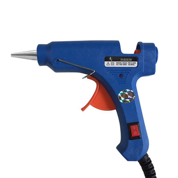 索厉 电脑装机工具DIY手工制作热熔胶枪5-20W胶棒7MM 适用工艺维修（带开关/标配20根白色胶棒/SLRQ20）