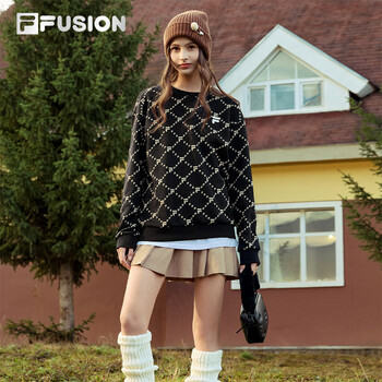 FILA FUSION同款斐乐官方潮牌包包挎包女款2024冬季单肩包男