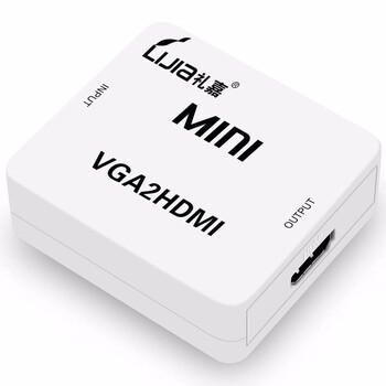 礼嘉 VGA转HDMI转换器 VGA模似信号转高清数字HDMI视频转接线带音频 转换头1080P HDV-M600 礼嘉 VGA转HDMI转换器 VGA模似信号转高清数字HDMI视频转接线带音频 转换头1080P HDV-M600