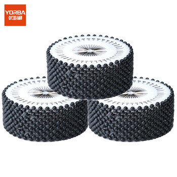 优必利 黑色大头针 定位珠针DIY配件材料珠针 定位针 珍珠大头针 1440枚3筒装 优必利 黑色大头针 定位珠针DIY配件材料珠针 定位针 珍珠大头针 1440枚3筒装