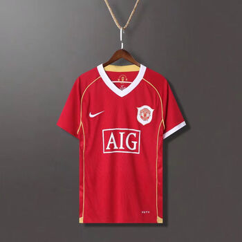 奥乔伦曼联复古赛季经典款足球衣曼联号罗纳尔多球衣曼联主场球衣短袖