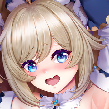 原神抱枕周边芭芭拉二次元动漫宅男成人全身定制等身抱枕 芭芭拉_普通