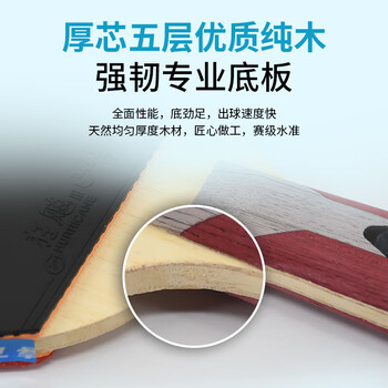 红双喜 五星横直对拍（京仓速发+拍套）乒乓球拍H5横直双拍
