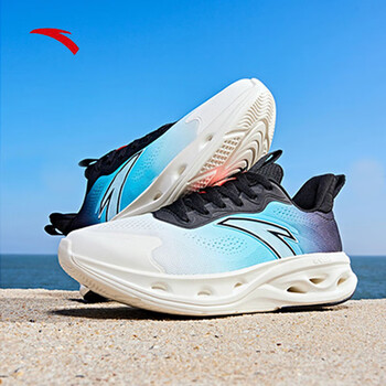 安踏(anta)男鞋跑步鞋2023新款春季能量环缓震透气网鞋夏季运动鞋男