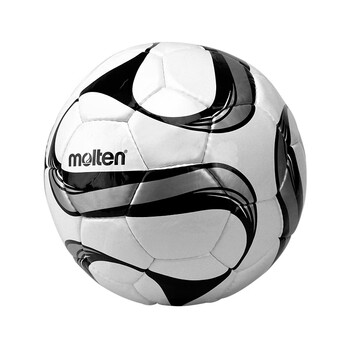 摩腾足球5号手缝训练比赛用球PVC材质 F5F1700-WK黑色