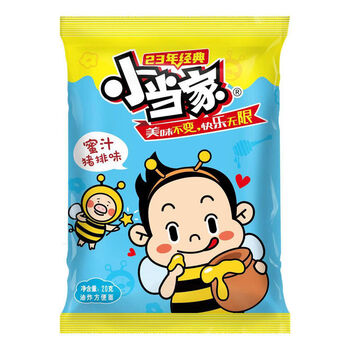 统一小当家干脆面10袋20袋48袋混装整箱干吃面速食方便面零蜜汁猪排味