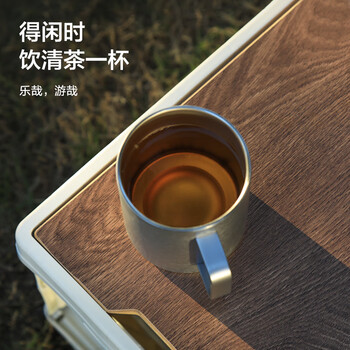 京东京造不锈钢双层保温桌面马克杯420mL 户外露营水杯 304咖啡杯银灰色 京东京造不锈钢双层保温桌面马克杯420mL 户外露营水杯 304咖啡杯银灰色