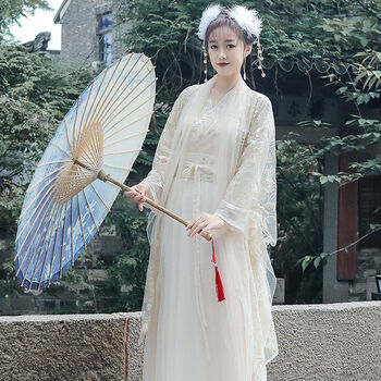 西诺迩汉服成人女夏季仙气2023新款改良国风古装轻薄广袖流仙裙飘逸