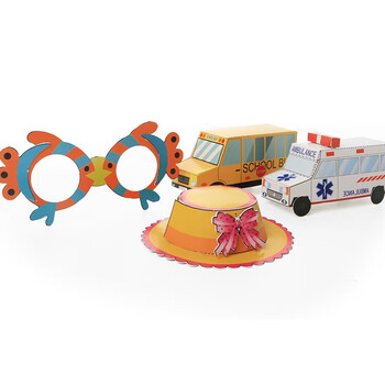 美乐童年立体折纸儿童手工纸模型免剪3D幼儿园折剪纸DIY创意生活日常儿童礼物 美乐童年立体折纸儿童手工纸模型免剪3D幼儿园折剪纸DIY创意生活日常儿童礼物