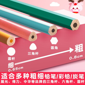 金值10个装铅笔套男生款 软硅胶可爱卡通笔帽 小学生儿童专用笔头保护套 幼儿园初学者接笔器