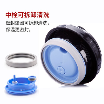 象印保温壶304不锈钢真空旅行壶大容量广口壶 车载热水壶SF-CC15-XA 象印保温壶304不锈钢真空旅行壶大容量广口壶 车载热水壶SF-CC15-XA