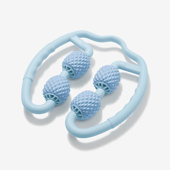 Keep 环形按摩器泡沫轴滚轮消肌肉瑜伽夹腿肩颈手臂放松 浅水蓝