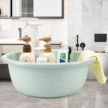 本迪婴儿澡盆洗脸盆58cm单个装加大号加厚塑料洗澡盆家用宠物学生洗衣