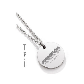 Tnt时代少年团周边马嘉祺宋亚轩刘耀文丁程鑫签名圆牌吊坠t钢项链者自7人手绘简约包装 图片价格品牌报价 京东