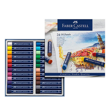 【全网低价】辉柏嘉(Faber-castell)油画棒 蜡笔 24色蓝纸盒127024美术写生 【全网低价】辉柏嘉(Faber-castell)油画棒 蜡笔 24色蓝纸盒127024美术写生