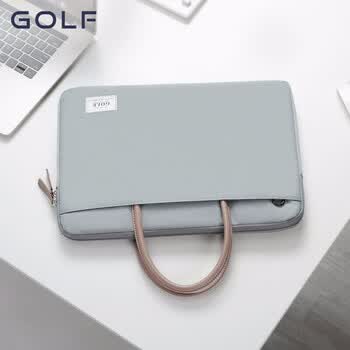 高尔夫（GOLF）电脑包女14英寸手提苹果笔记本华为单肩斜挎包商务公文包女通勤