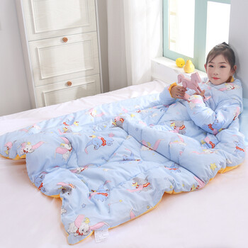 2021新款懒人被子带袖子冬季棉被冬天防踢袖被带袖子的懒人被多功能