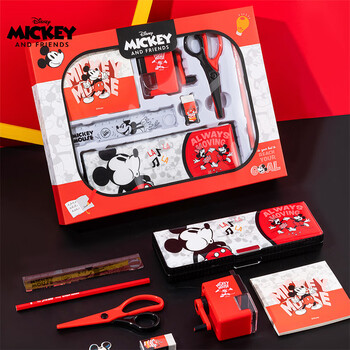 迪士尼（Disney）文具套装 小学生礼盒 男孩女孩生日礼物学习用品儿童礼物幼儿园文具大礼包 米奇DM6049M1