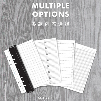 Filofax内页替芯活页记事本替换芯A5纸张保护扉页343613