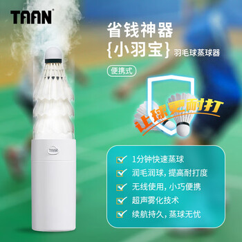 TAAN泰昂羽毛球蒸球机加湿器迷你便携充电长续航GM370