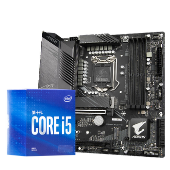 技嘉b460/b560m主板 英特尔i5 10400f 10600kf处理器cpu主板套装 b560