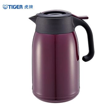 虎牌（TIGER）不锈钢便携式热水瓶真空保温壶PWM-A16C-VA葡萄紫1.6升