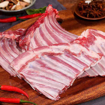 美味羊排尖羊排新鲜羊排尖羊蝎子羊排块生羊肉羔羊排排烧烤精品羊排尖