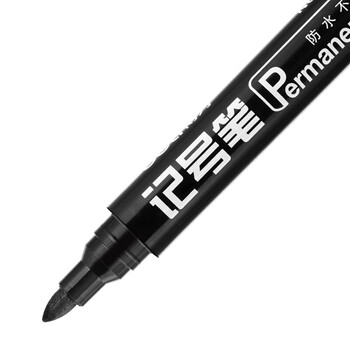 得力思达油性记号笔6821 黑色 10支装 物流记号笔 得力思达油性记号笔6821 黑色 10支装 物流记号笔