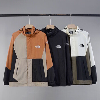 北面(the north face)美版北风.衣夹克情侣款经典工装拼色冲锋.