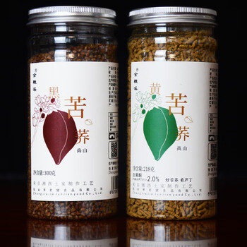 隽颜堂金鞭溪苦荞茶湖南张家界旅游湘西粗粮茶高山黑黄苦荞麦全株胚芽