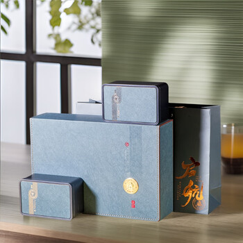 五峰毛尖高山嫩芽春茶栗香绿茶散装湖北特产送礼启航礼盒装100g4盒