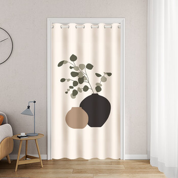 夏季空调门帘隔断帘防冷气家用免打孔卧室挡风隔热布帘夏天防风帘心门