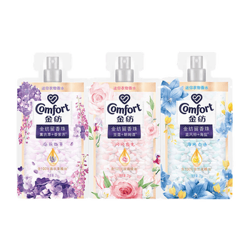 金纺 留香珠香草+雪松木 清香200G+留香珠25g*4袋（香型随机）护衣