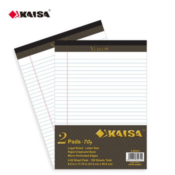 凯萨(KAISA)VERITAS系列拍纸本美式A4/50张记事本笔记本加厚纸工作记录本草稿本 2本装 凯萨(KAISA)VERITAS系列拍纸本美式A4/50张记事本笔记本加厚纸工作记录本草稿本 2本装