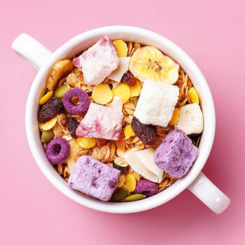 福事多 酸奶水果燕麦片400g健身代餐开袋即食谷物速食营养早餐休闲零食