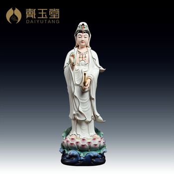 觀音佛祖-透明外框純黃金藝術擺件| 金寶珍銀樓