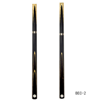 LP台球杆BEC-2黑八小头斯诺克黑8中式八球16彩中头桌球杆勇冠 10mm