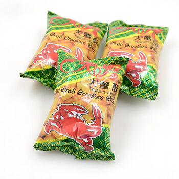 爽爽大蟹酥七宝一丁膨化休闲零食8090怀旧零食童年小食品校园小吃爽爽