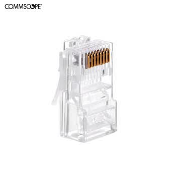 COMMSCOPE康普 原装超五类网络水晶头 RJ45(100个一包)8-554720-3(原安普布线品牌) COMMSCOPE康普 原装超五类网络水晶头 RJ45(100个一包)8-554720-3(原安普布线品牌)