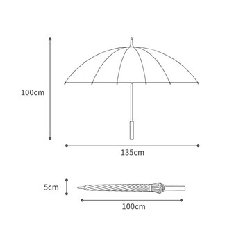 美度（MAYDU） 加大防风伞三人雨伞长柄晴雨伞耐用时尚简约 自动 M1153 墨绿色
