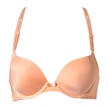 triumph/黛安芬甜新心型水袋杯刺绣柔软舒适小胸聚拢文胸16-8369 橙色