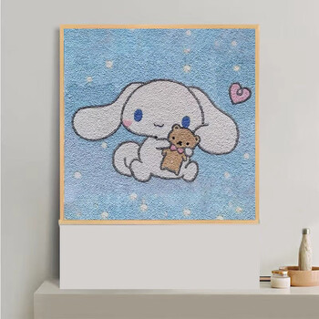 途尊(kingtrip)卡通草莓熊丙烯肌理画初学者儿童diy手工数字立体彩绘