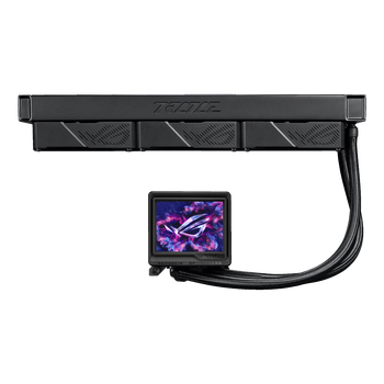 华硕ROG 龙神三代 360 ARGB EXTREME一体式水冷散热器 Asetek全新方案/加厚磁吸式风扇/3.5英寸LCD屏