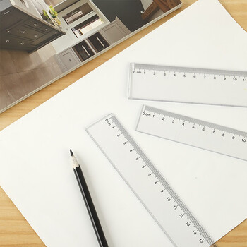 天章办公(TANGO)20CM直尺刻度尺办公学习通用透明塑料尺子绘图测量刻度直尺5把/组 天章办公(TANGO)20CM直尺刻度尺办公学习通用透明塑料尺子绘图测量刻度直尺5把/组