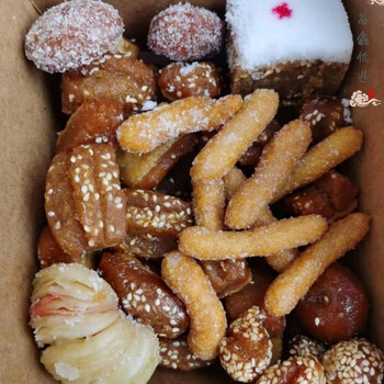 玖纹豹河北特产传统糕点老式果子密食蜜三刀手工点心零食组合装休闲