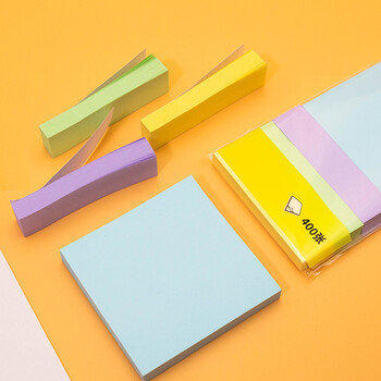 惠朗（huilang）400张4色浅调系列淡彩简约便签纸便利贴 多规格便签本N次贴记事贴办公用品7197