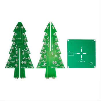 诺然 立体彩色圣诞树流水灯闪光焊接电子实训制作DIY套件TJ-56-180 七彩 套件+USB电源线(不含外壳) 诺然 立体彩色圣诞树流水灯闪光焊接电子实训制作DIY套件TJ-56-180 七彩 套件+USB电源线(不含外壳)