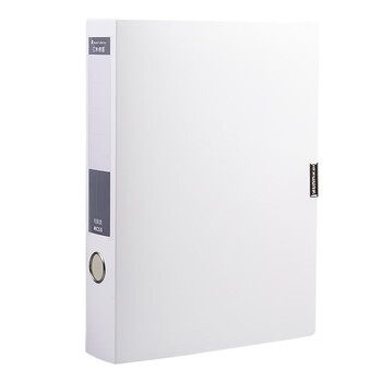三木（SUNWOOD）名匠系列 55mmA4粘扣档案盒/文件盒/资料盒/办公文具 白色 MC55
