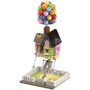 乐高官方认正店飞屋环游记拼装积木中国悬浮moc女孩益智礼物气球小屋