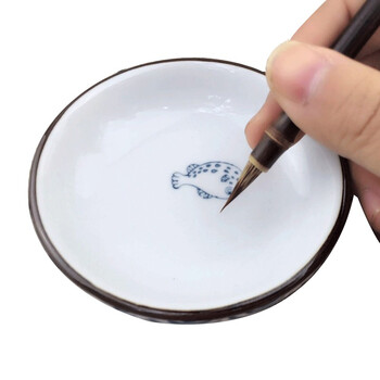 一海堂 文化毛笔 紫兔兼毫小楷笔书法国画大中小楷套装初学者行草楷隶篆书笔 紫兔毛笔-小楷1支